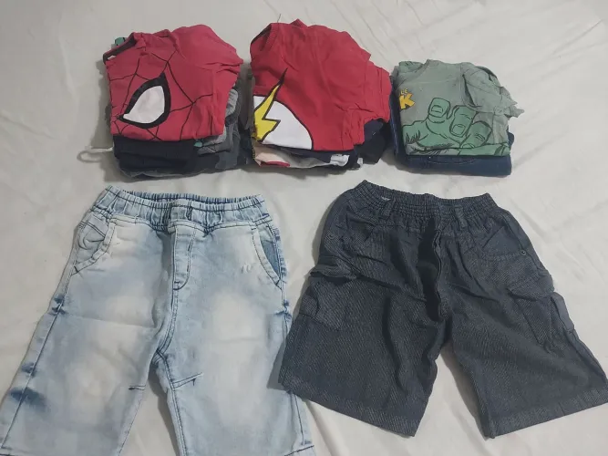 Kit roupa menino 6 anos