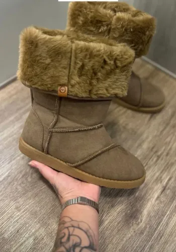 Bota pecky peluciada