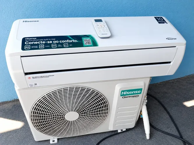 Ar condicionado 12 mil BTUs inverter semi-novo