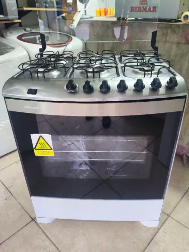 Fogão elétrico Brastemp 6 bocas