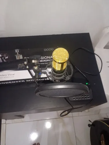 Kit completo de microfone para gravações