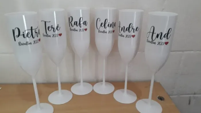 Taça de Champanhe Personalizada