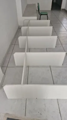 Exelente Bancada MDF para Laboratório de informática