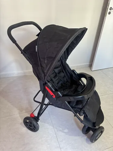 Cosco Kids, Travel System Toffy, Preto Absoluto