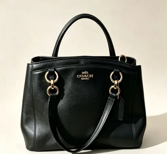 Bolsa coach original azul marinho