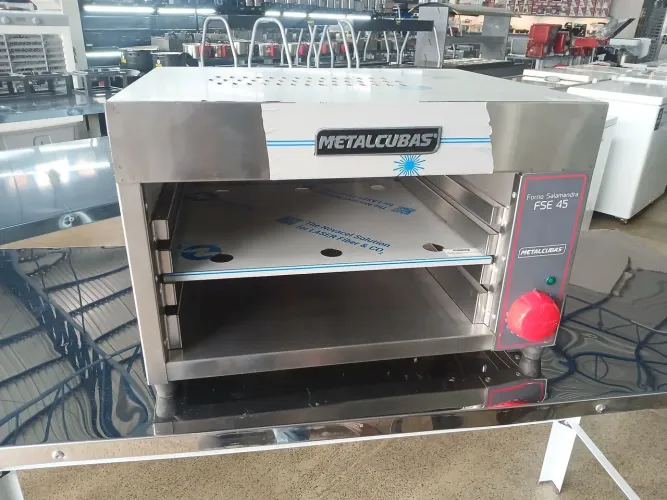 Forno Gratinador Salamandra Elétrico Metalcubas 45 Litros