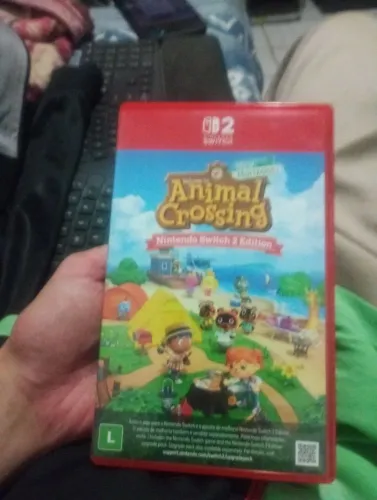 Animal Crossing Nintendo Switch 2 Capa Brasileira e Manual
