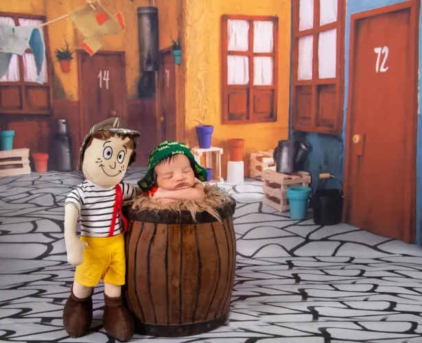 Cenário completo do Chaves Baby/Newborn