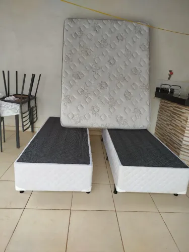 Cama box com colchão