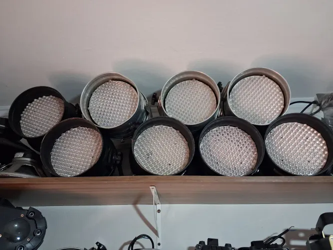 Canhões par led
