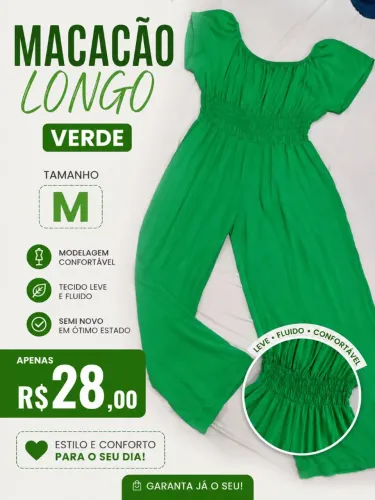 Macacão Longo 