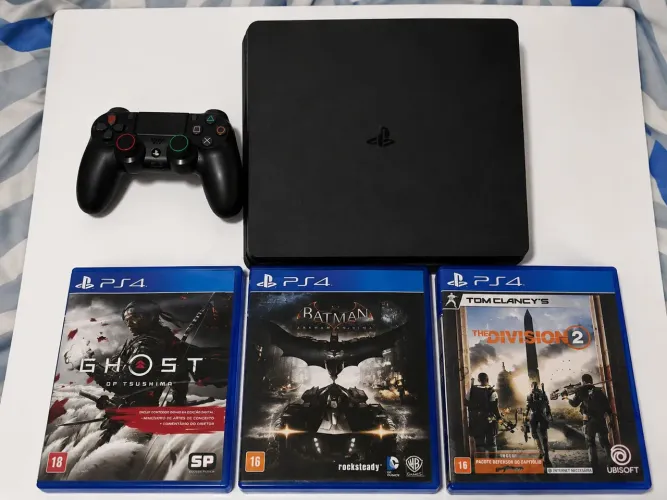 PS4 SLIM 3 JOGOS