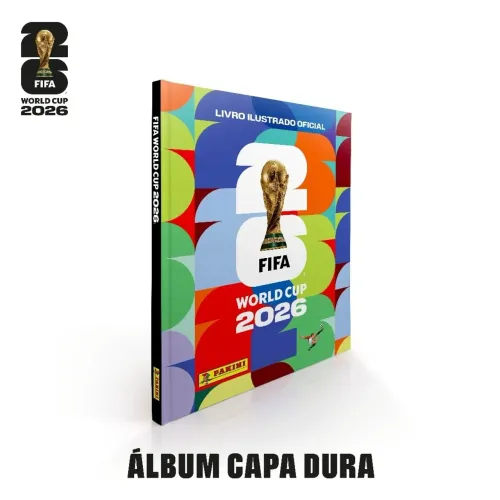 Vendo álbum da Copa 2026 capa dura com 400 figurinha colada por 350 consigo fzr por 320