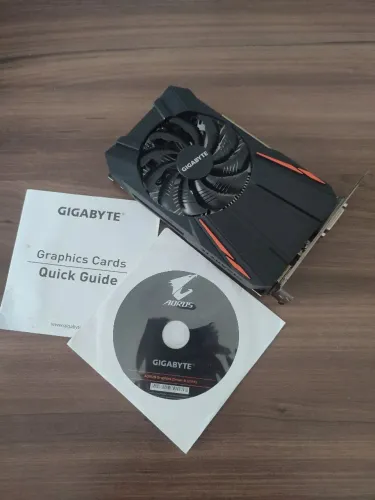 Placa de Vídeo NVIDIA GeForce GTX 1050 Ti da Gigabyte