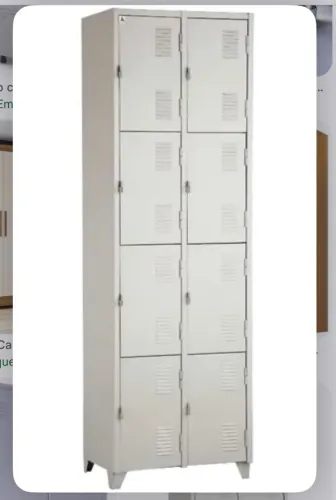 armário de aço para vestiario 8 portas 