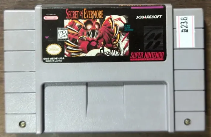 Secret of Evermore Original SNES Super Nintendo 238