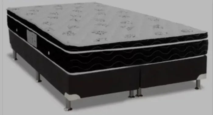 Vendo cama box Ortobon queen size