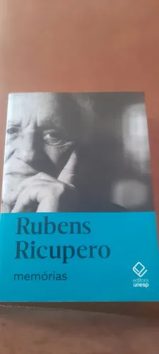 Livro memórias - Rubens Ricupero-Autografado