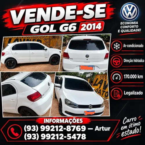 Volkswagen Gol Geração VI 1.0 8V MI Total Flex Mec. 4P 2014