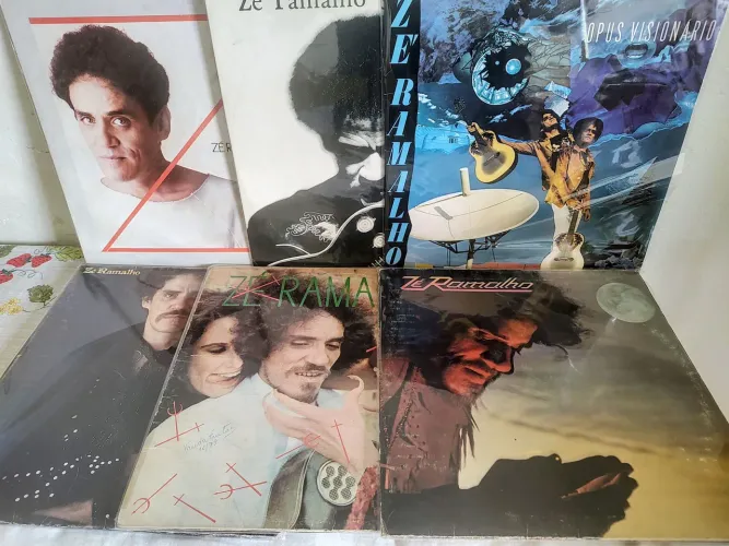 Zé Ramalho, 6 discos de vinil 