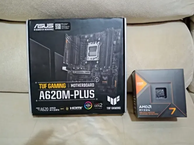 KIT RYZEN 7 8700G COM PLACA MÂE ASUS TUF