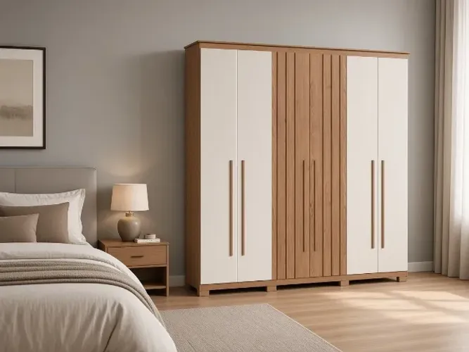Guarda-Roupa Viena 6 Portas 3 Gavetas 2,34m (NOVO A PRONTA ENTREGA)