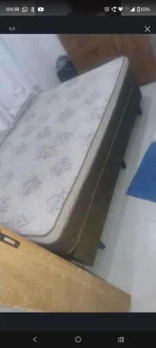 Cama e colchao box