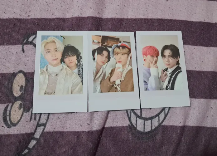 set polaroids ateez, season greetings