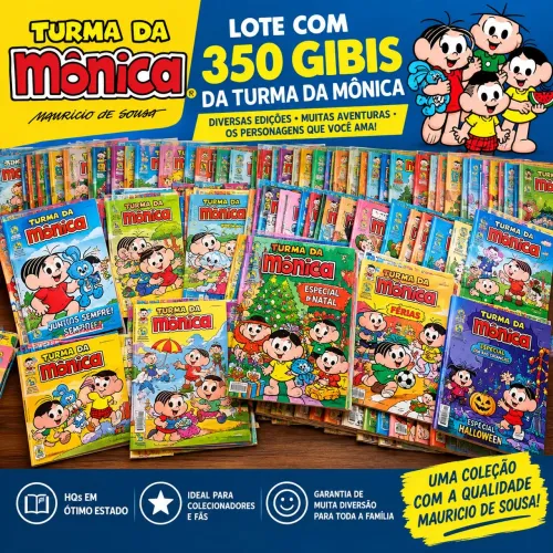 Turma da Mônica - Coleção de Gibis (kit com 358)