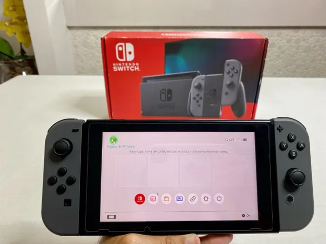 Nintendo Switch V2 Cinza Seminovo - FF Store