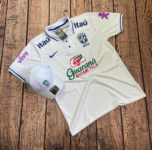 Camisa Brasil Polo Retro