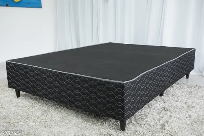 Base Casal RondoDream Comfort Preto Frete Grátis