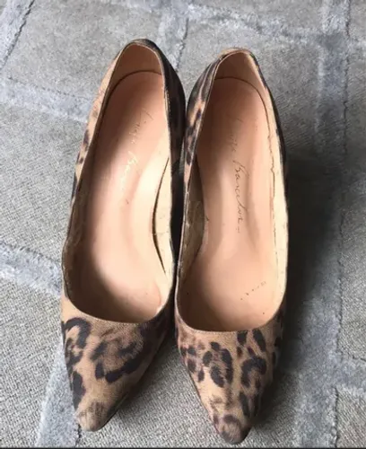 Scarpin animal print marca Luiza Barcelos tam 39
