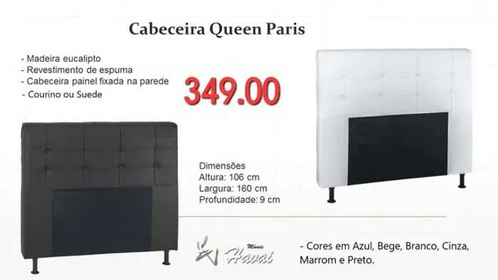 Cabeceira queen Paris- ENTREGA HOJEEE!!
