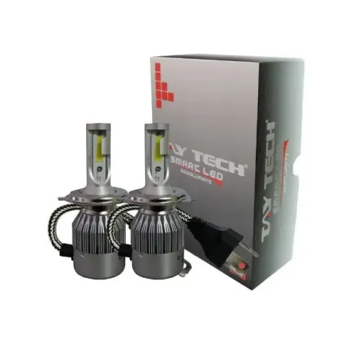 Kit Lâmpada Ultra Led H1 / H3 / H4 / H7 / H8 / H11 / H16 / H27 / HB3 / HB4 8 mil Lumens