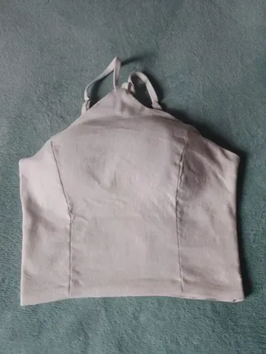 cropped feminino branco - tamanho m