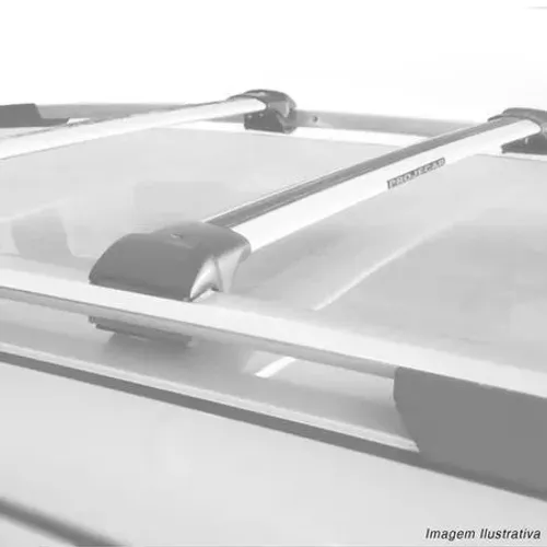 Rack Travessa de Teto Ford Ranger 2013 - Slim Preto - Projecar 