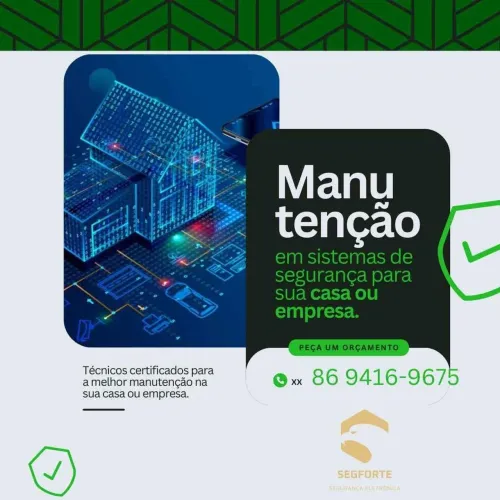 Instalação e manutenção em câmeras de segurança eletrônica 