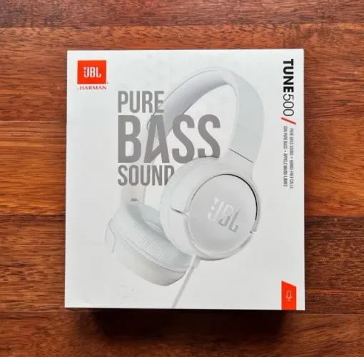 Fone De Ouvido JBL Tune 500 Com Fio 100% Originais Lacrados A Pronta Entrega Envio Até 24H