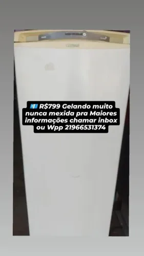 Geladeira Consul Frost Free Gelando muito !!!