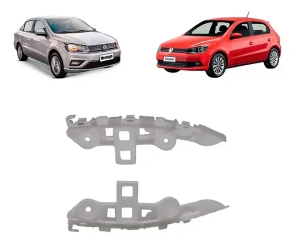 Guia Suporte Para-choque Dianteiro Original Gol Voyage Saveiro G6 G7 G8