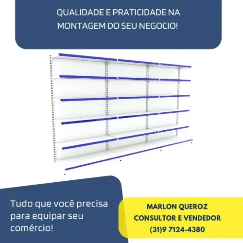 Gondola de Parede 1,96 de Altura