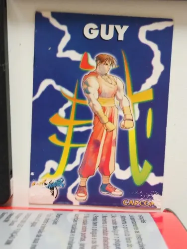 Guy Card Capcom street FighterII Zero Anos 90 Arcade