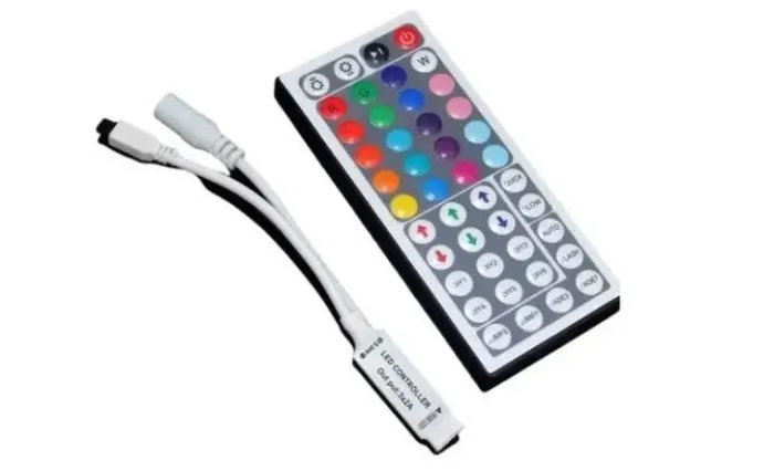 Controle Remoto Ir 44 Botões Led Rgb 12v Dc Led 3528 5050 Arduino Automação COD-CP603