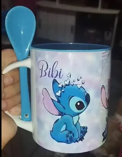 Caneca personalizada - modelo com colher