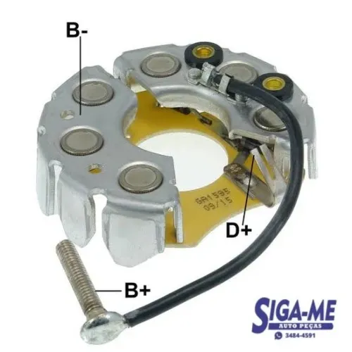 Retificador Alternador Fusca Kombi Cod: 328