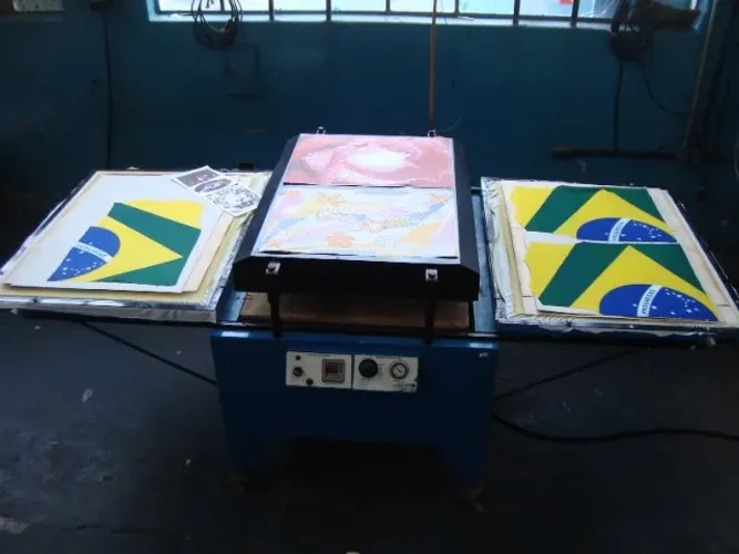 Prensa termica para sublimação automatica