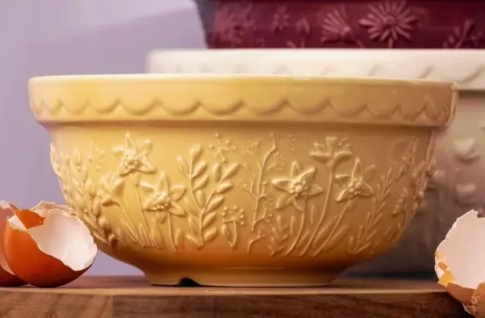 Tigela Flores Silvestres Amarelo Páscoa Mason Cash