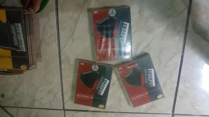 DVDs Curso de Acordeon - Harmonia para Acordeon
