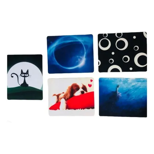 Mousepads com estampas variadas